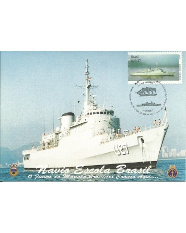 2000 MÁX. POSTAL 213 ANO 2000 NAVIOS BRASIL - 8566